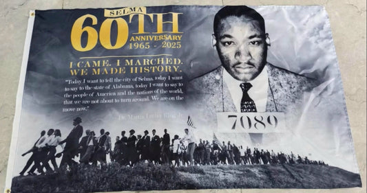 3 x 5 SELMA 60TH ANNIVERSARY FLAG