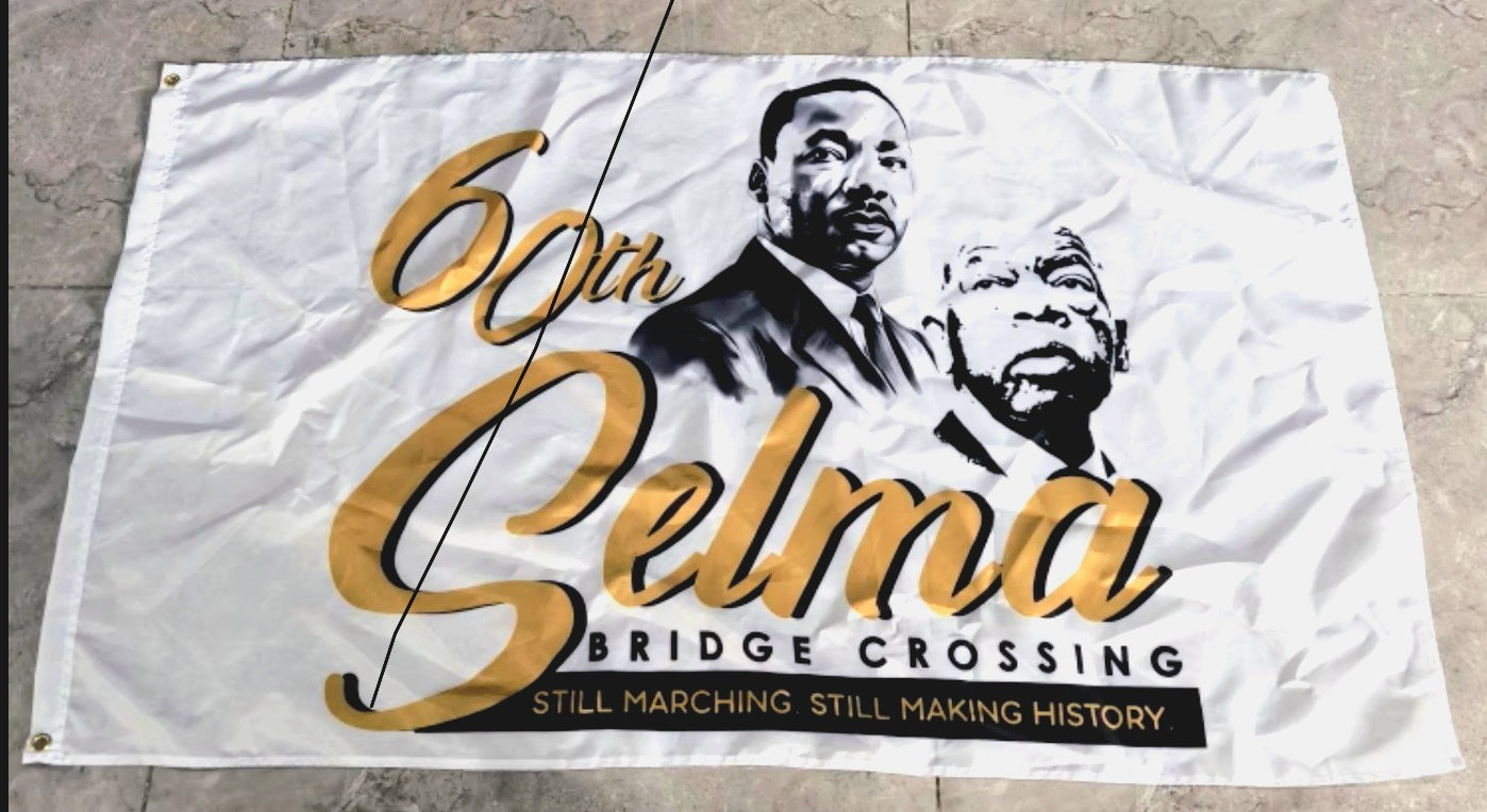 3 x 5 SELMA 60TH ANNIVERSARY FLAG