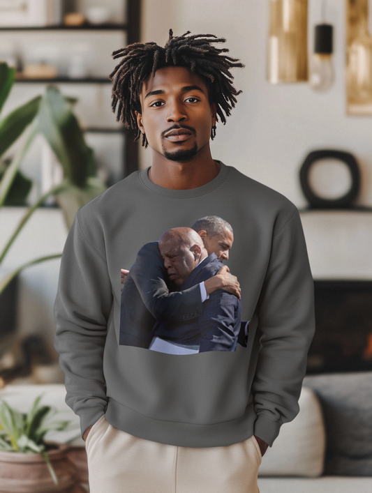 BROTHERLY LOVE SWEATSHIRT - OBAMA & JOHN LEWIS